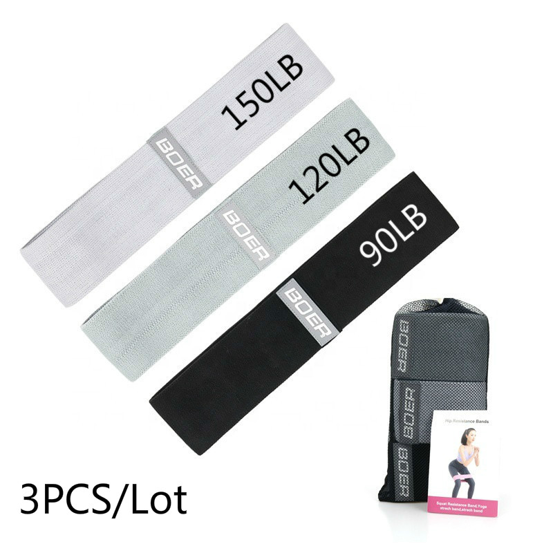 Home Gym Equipment Set - 3 sztuk kobiety mężczyźni tkaniny zestaw
