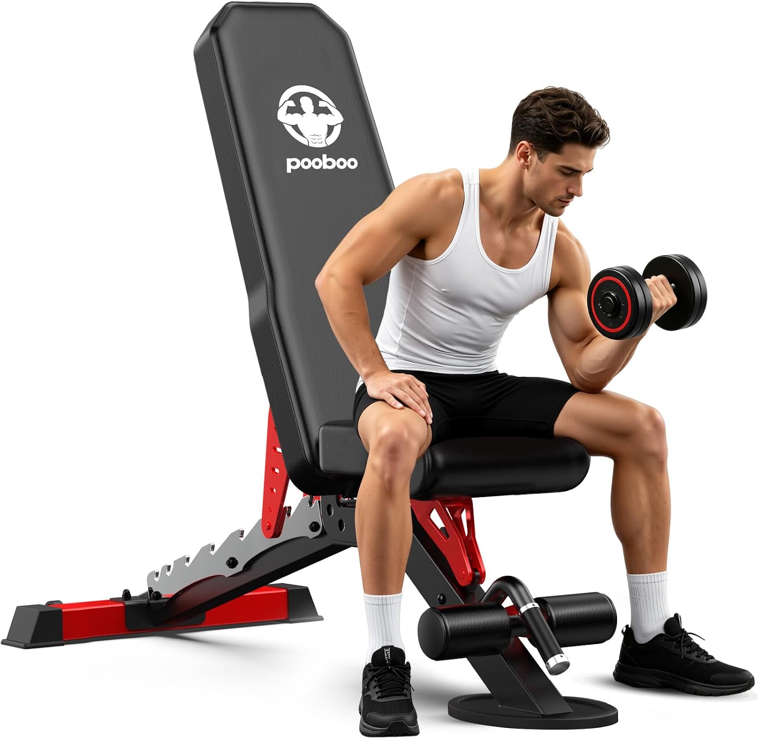 Home Gym Bench - Regulowana ławka do ćwiczeń, ławka FID