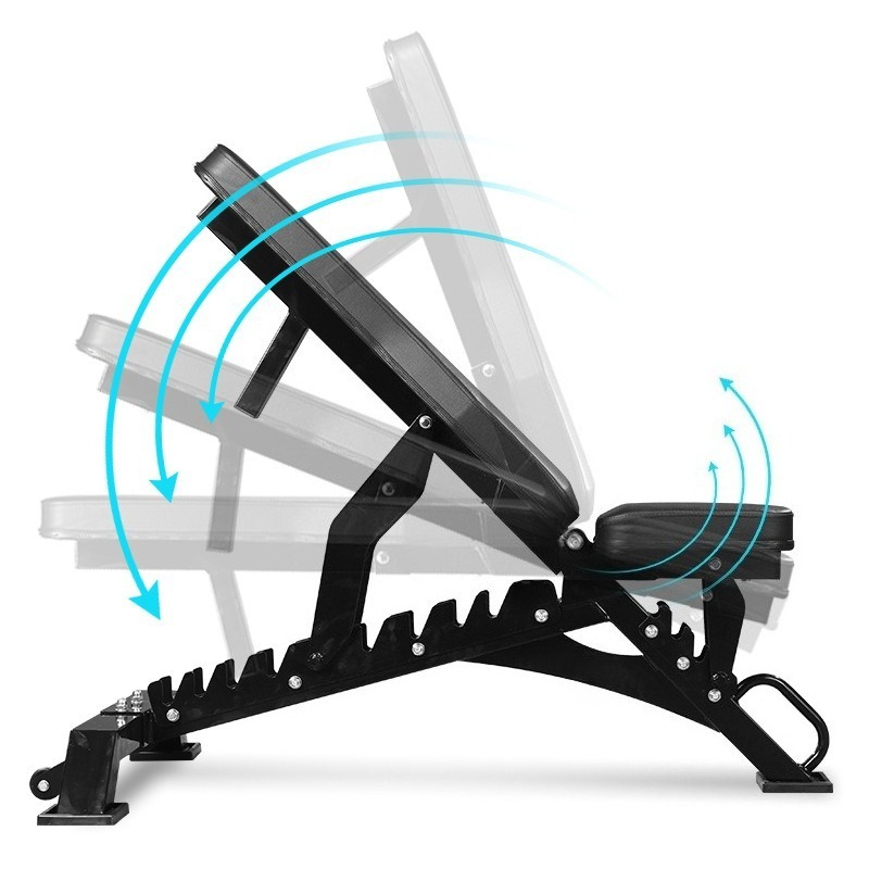 Home Gym Bench - Profesjonalna metalowa regulowana ławka do ćwiczeń