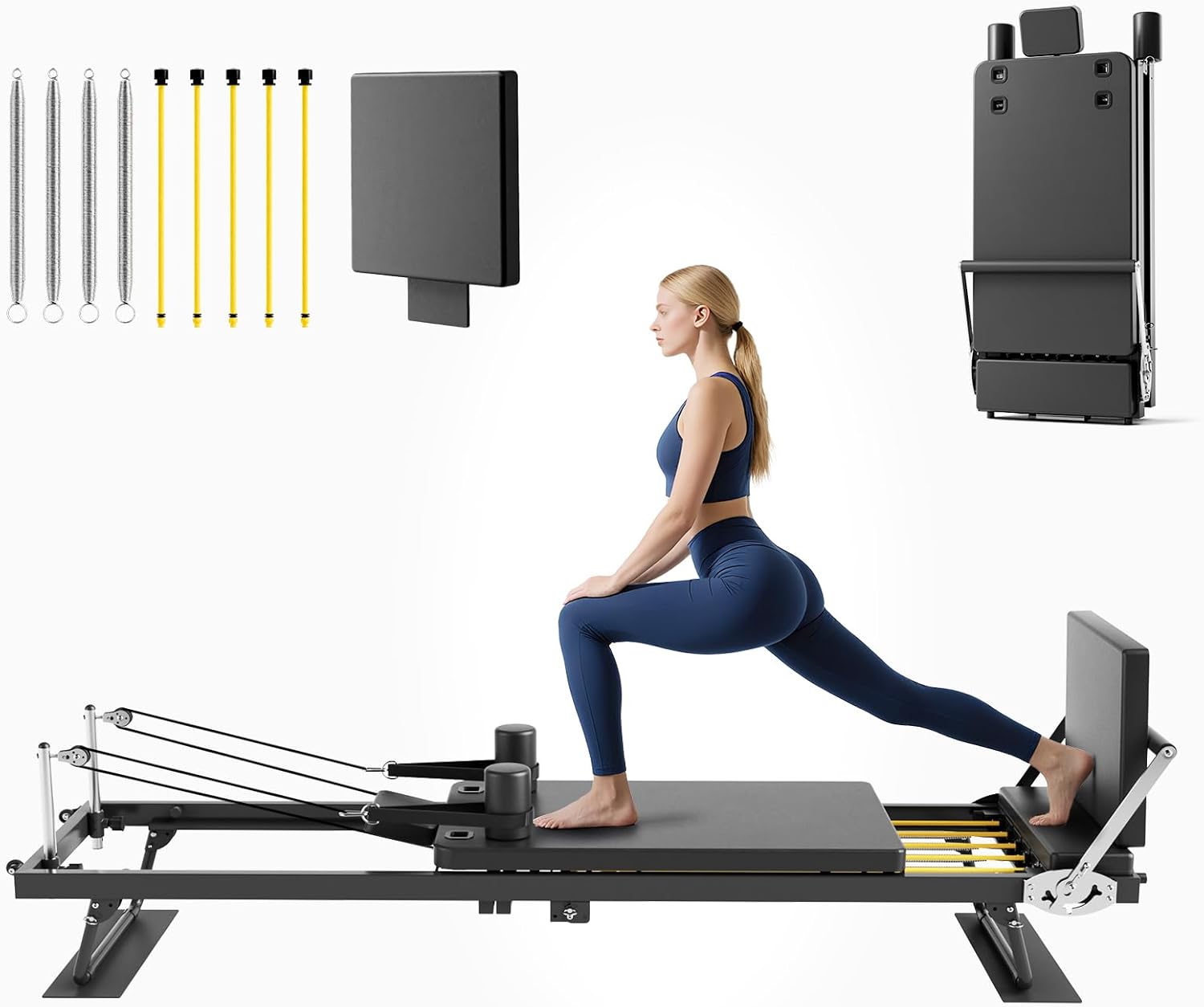Home Gym Resistance Machine - Składana maszyna do pilatesu, sprzęt do