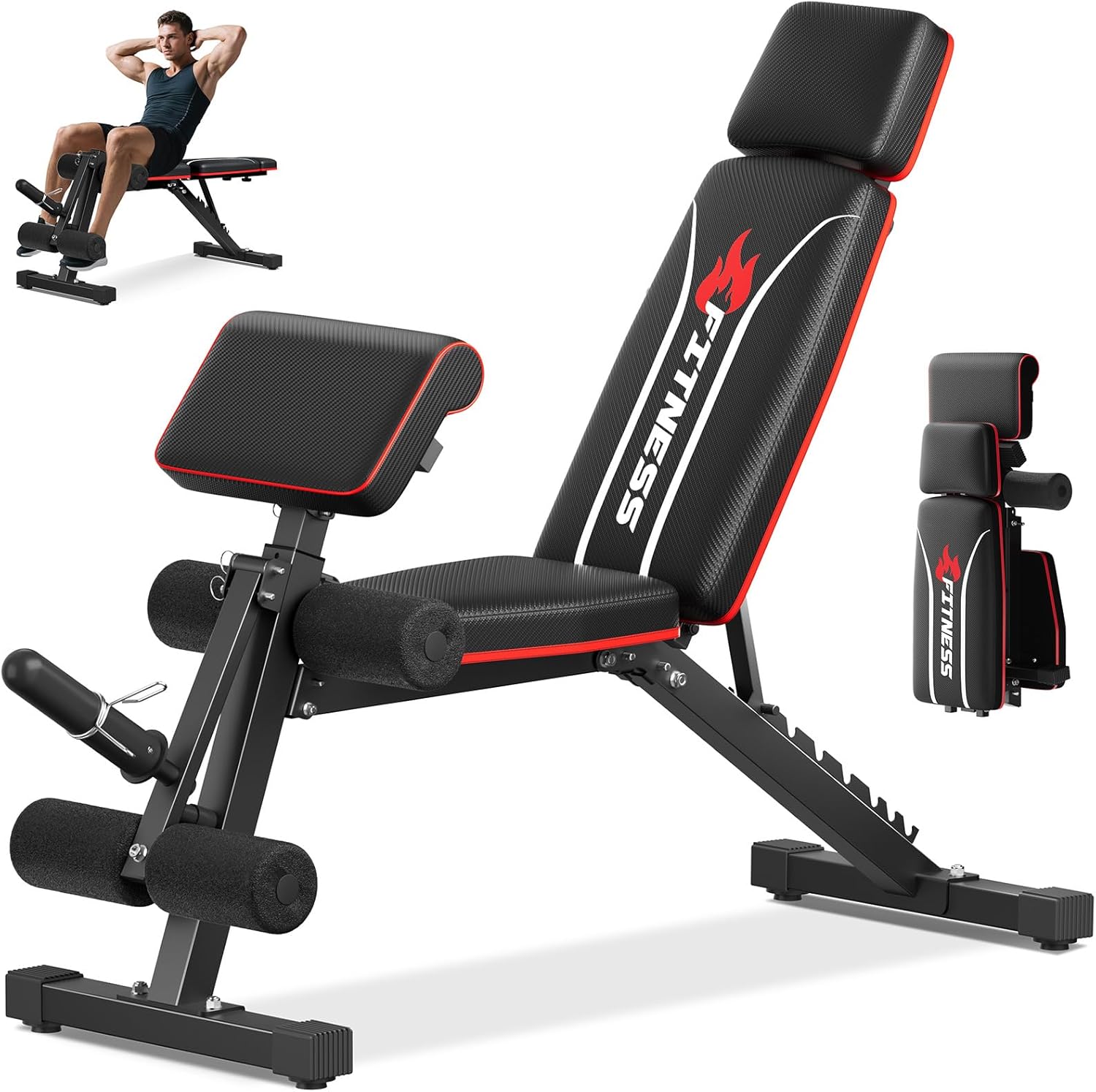 Home Gym Bench - Składana ławka do ćwiczeń w domu,