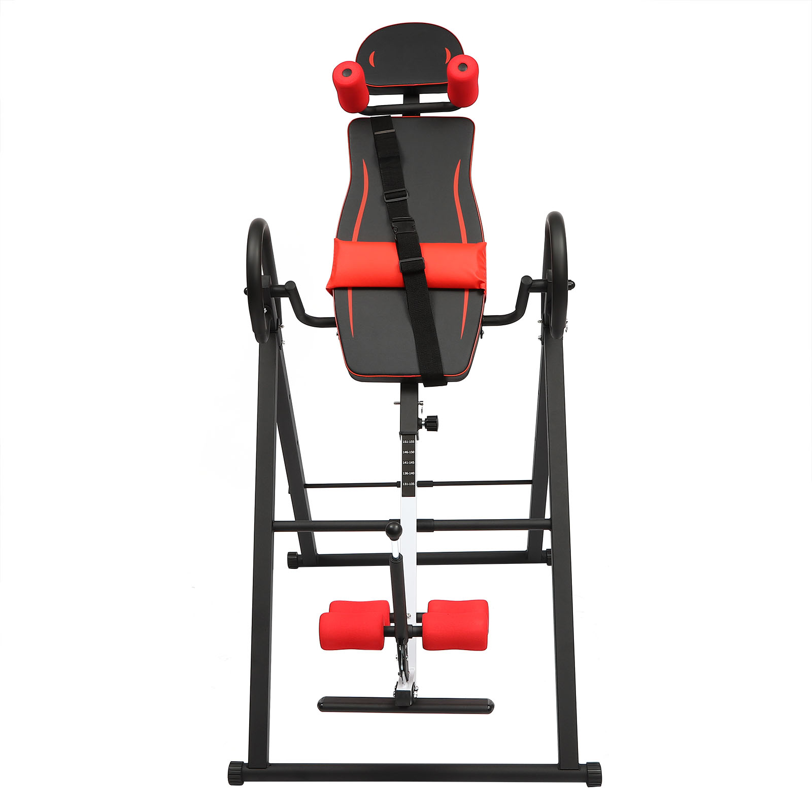 Home Gym Resistance Machine - Stół do inwersji czarno-czerwono-niebieski, sprzęt do
