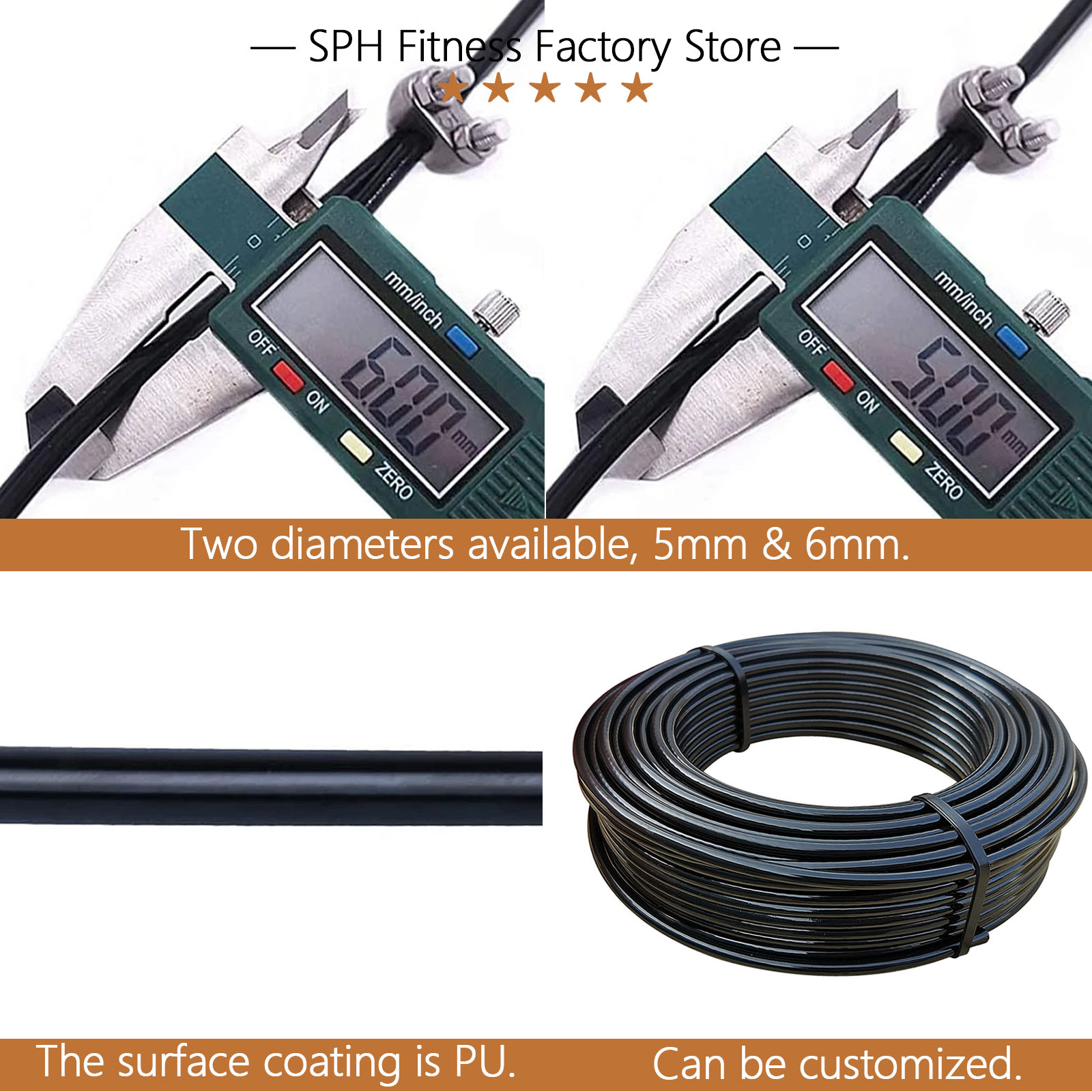 Lina stalowa o grubości 5/6 mm – Home Gym Nala recenzja i cena