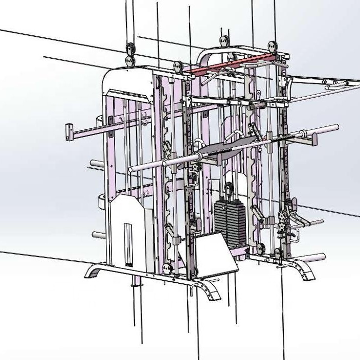 Luksusowy sprzęt do ćwiczeń w  – Home Gym With Smith Machine recenzja i cena