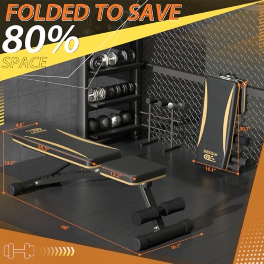 Regulowana ławka do ćwiczeń do – Home Gym Bench recenzja i cena