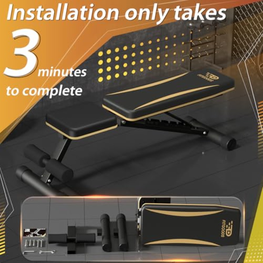 Regulowana ławka do ćwiczeń do – Home Gym Bench recenzja i cena