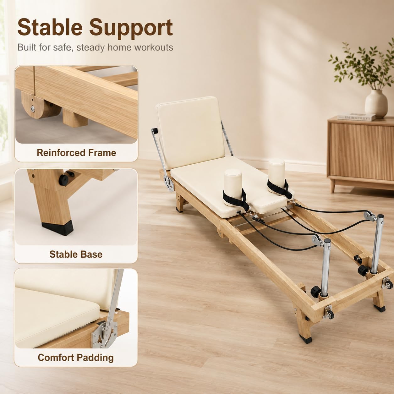 Składany sprzęt do pilatesu Re – Home Gym Nala recenzja i cena