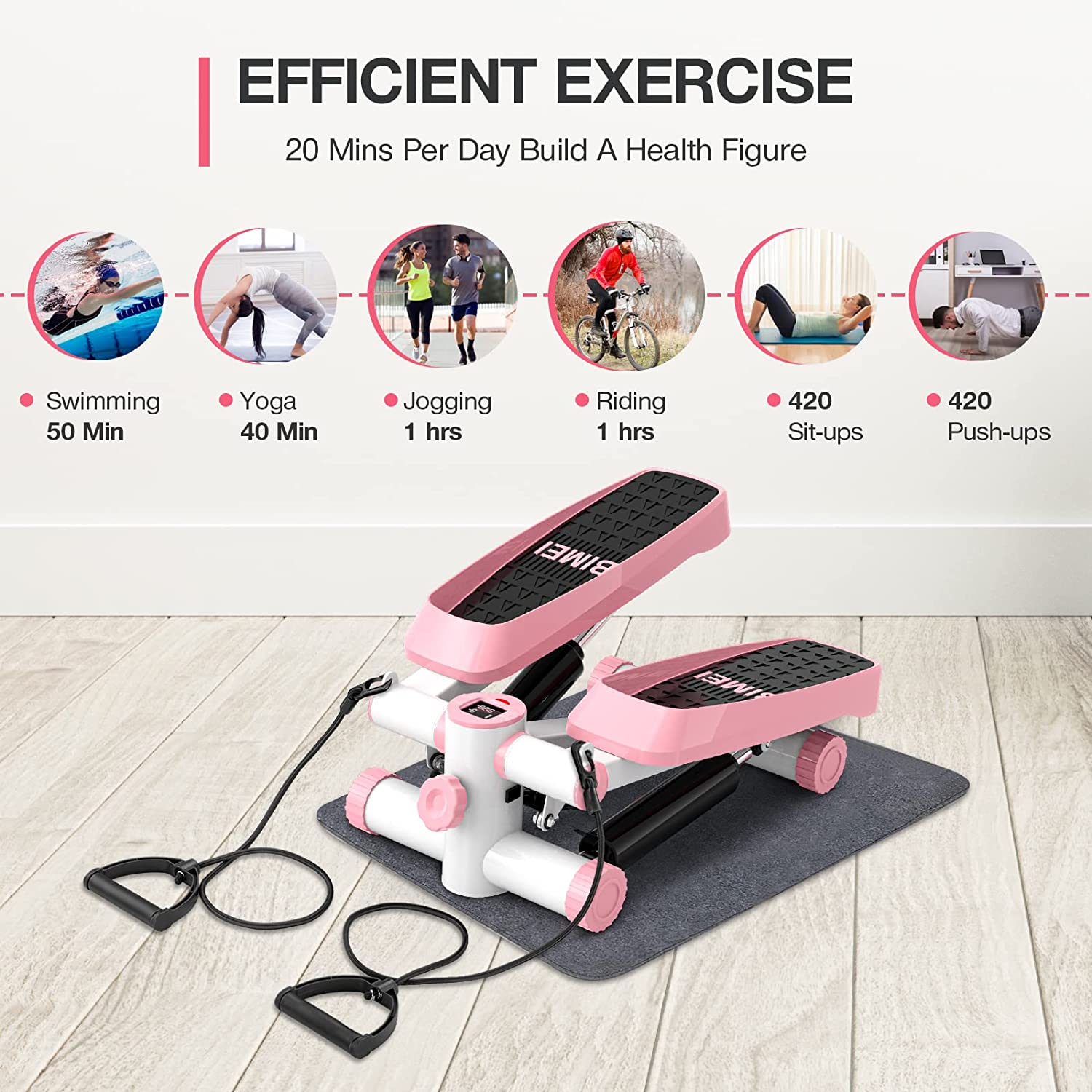 Przenośny Mini Stepper do Ćwic – Home Gym Resistance Machine recenzja i cena