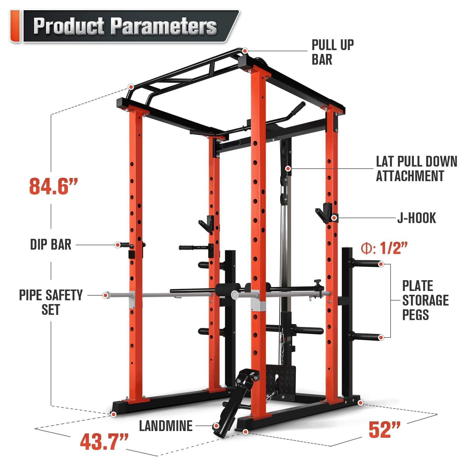 Wielofunkcyjna klatka siłowa d – Home Gym Machine recenzja i cena