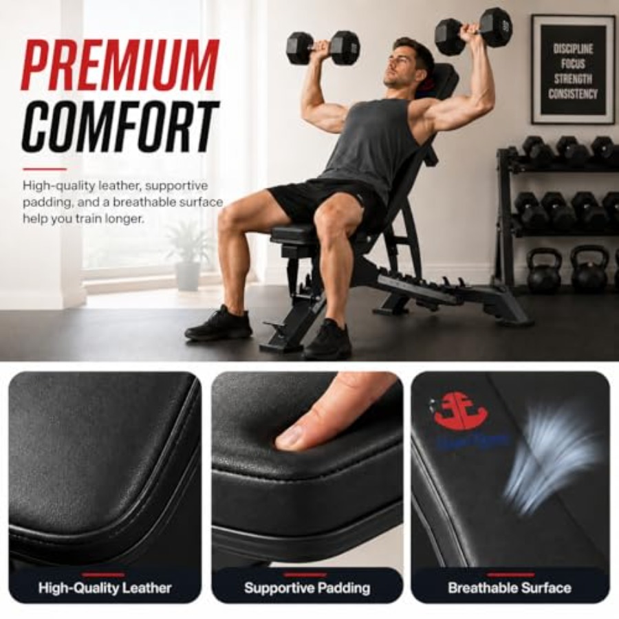 Regulowana ławka do ćwiczeń do – Home Gym Bench recenzja i cena