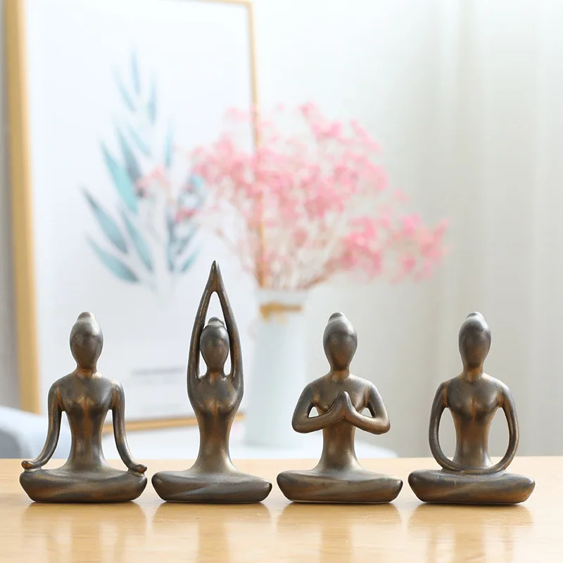 Abstrakcyjna joga pozuje ceram – Home Gym Zen recenzja i cena