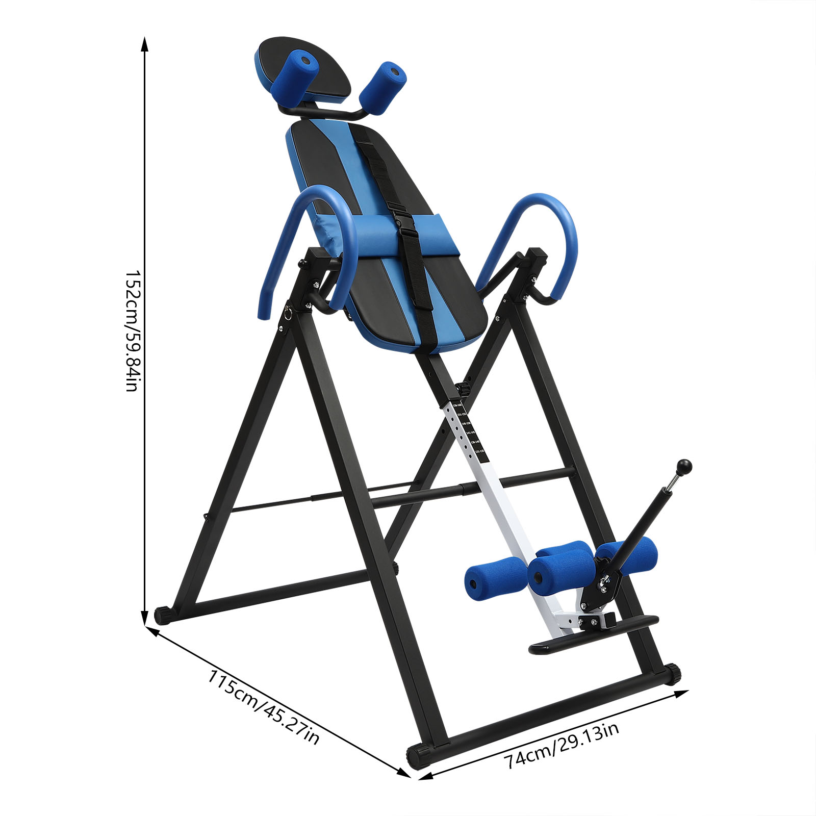 Stół do inwersji czarno-czerwo – Home Gym Resistance Machine recenzja i cena